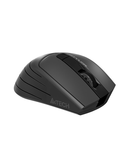 MOUSE A4tech, gaming, wireless, 2.4GHz, optic, 2000 dpi, butoane/scroll 6/1, buton selectare viteza, negru / gri, "FG30 Grey"