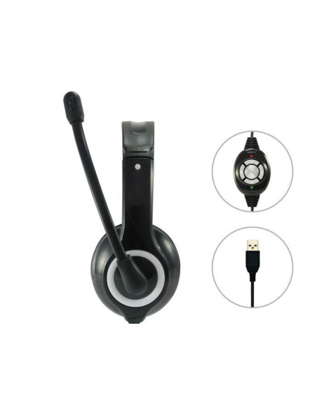 Casti audio EQUIP USB HEADSET 245301