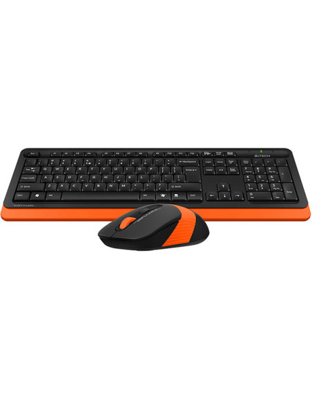 Kit TASTATURA si Mouse A4TECH, "Fstyler FG10+FGK10", wireless, 104 taste format standard, mouse 2000dpi, 4/1 butoane, negru &amp