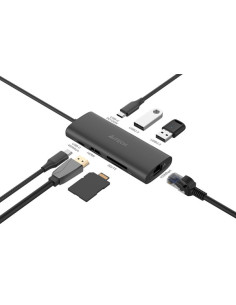DOCKING Station A4tech universal, 8-in-1, conectare PC... 2