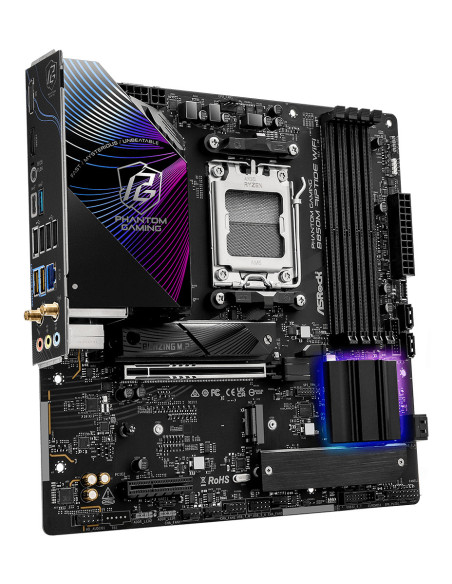 Placa de baza 90-MXBS3-A0UAYZ, AMD B850, mATX "90-MXBS3-A0UAYZ"