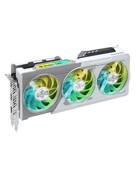 Placa video Asrock "Radeon RX 9060 XT Steel Legend 16GB OC", 16GB GDDR6, 128 bit, PCI Express 5.0 x16, 2 x DisplayPort 2.1a, HDM