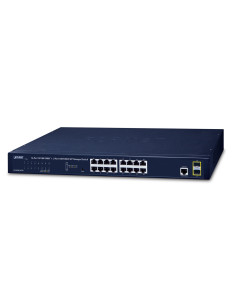 NET SWITCH 16PORT 1000M/GS-4210-16T2S PLANET "GS-4210-16T2S"