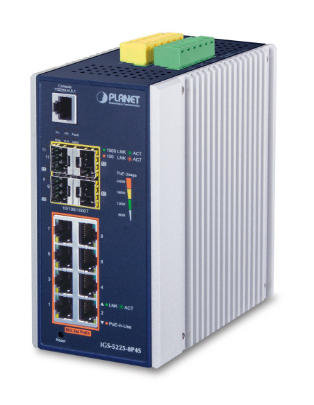 NET SWITCH 8PORT 1000M/IGS-5225-8P4S PLANET "IGS-5225-8P4S"