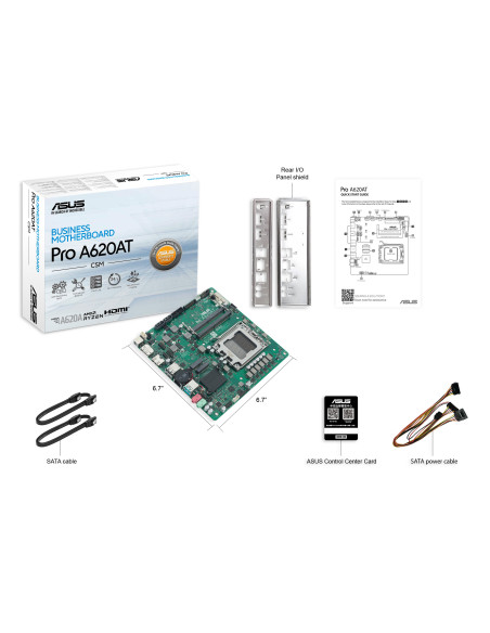 Placa de baza PRO B840M-B AMD B840 Socket AM5 mATX "90MB1L5M-M0EAYC"