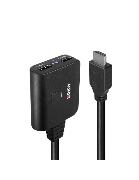 Cabluri video LINDY Cablu Lindy 2 porturi HDMI 4K60 negru
