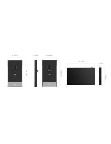 Video EZVIZ KIT VIDEOINTERFON SMART HOME 2MP