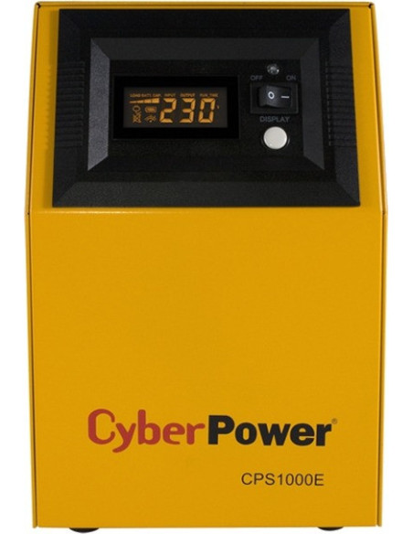 UPS CYBER POWER Inverter (pt. motoare, pompe etc.), Sinusoida Pura,1000VA/ 700W,AVR,2xsocket Shucko,display LCD, fara baterie, f