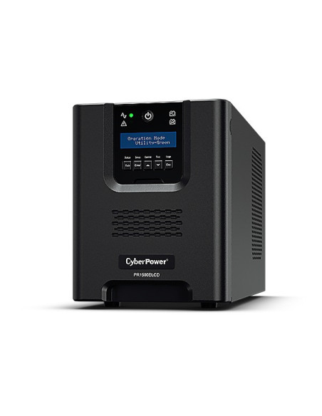 UPS CYBER POWER Line Int. cu Sinusoida Pura,tower, 1500VA/ 1350W,AVR,8xIEC,LCD,1xRBP0023,Backup 4-12 min,incarcare 8h,USB,RS232,