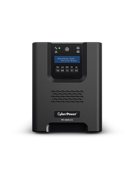 UPS CYBER POWER Line Int. cu Sinusoida Pura,tower, 1500VA/ 1350W,AVR,8xIEC,LCD,1xRBP0023,Backup 4-12 min,incarcare 8h,USB,RS232,