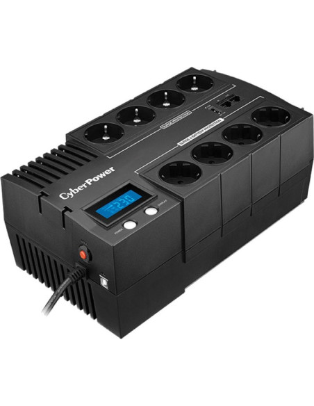 UPS CYBER POWER Line Int. cu manag,LCD,brick,700VA/ 420W,AVR,8xShucko,LCD,1x12V/7.2Ah,Backup 28-47min,incarc.8h,USB,USB Charger
