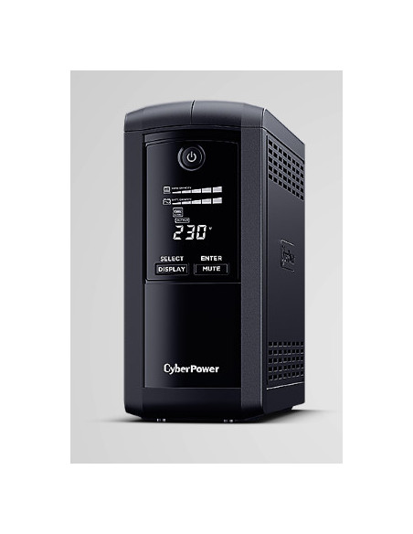 UPS CYBER POWER Line Int. cu manag,LCD,tower,700VA/390W,AVR,6xIEC C13,LCD,1x12V/7Ah,Backup 1- 8 min,incarcare 8h,USB,port RS232,