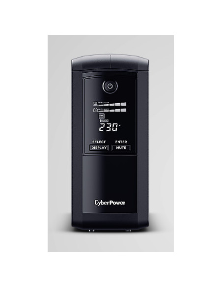 UPS CYBER POWER Line Int. cu manag,LCD,tower,700VA/390W,AVR,6xIEC C13,LCD,1x12V/7Ah,Backup 1- 8 min,incarcare 8h,USB,port RS232,