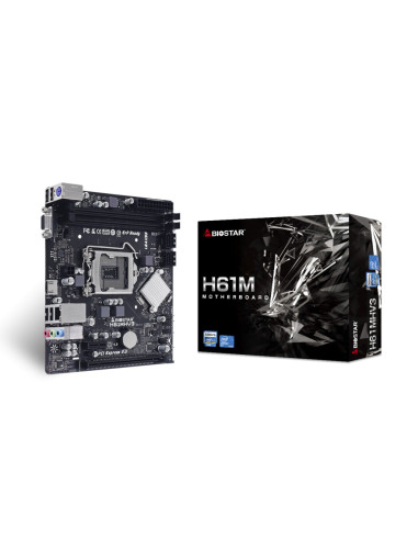 Placa de baza H61MHV3 Intel® H61 LGA 1155...