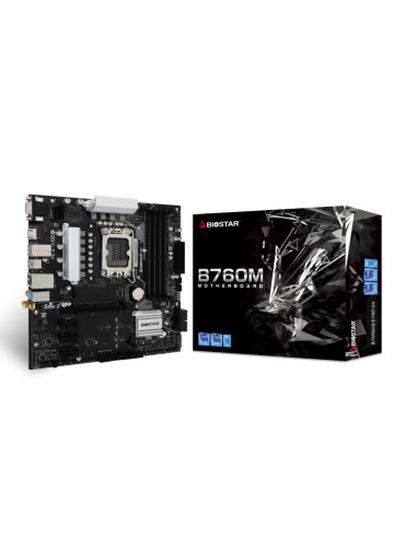 Placa de baza Biostar "B760MX2E PRO D4", skt....