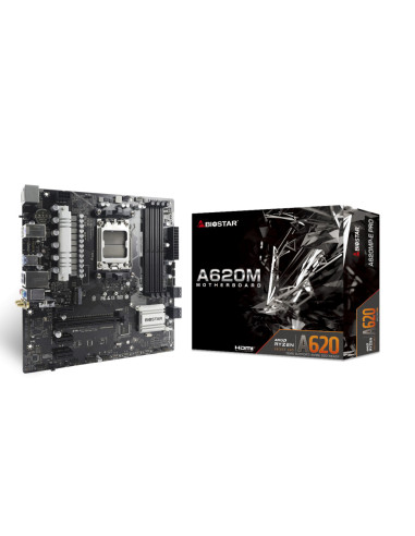 Placa de baza Biostar "A620MP­E PRO", skt. AM5,...