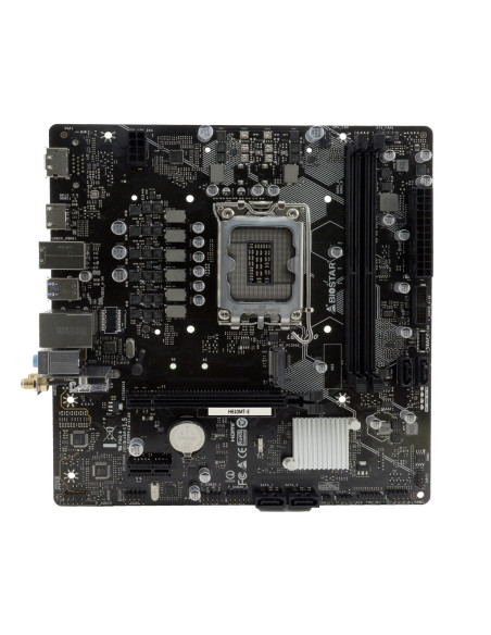Placa de baza Biostar "H610MT-E", skt. LGA 1700, chipset Intel H610, mATX, 2 x DDR4 max 64 GB, USB 3.2 gen1, 4 x SATA, 1 x M.2,