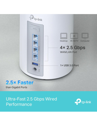 Routere Wireless TP-LINK KIT BE9300 MESH WIFI 7...