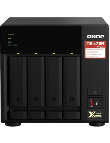 NAS QNAP 473A 4BAY 2.2GHZ 8GB 2U TWR, "TS-473A-8G"