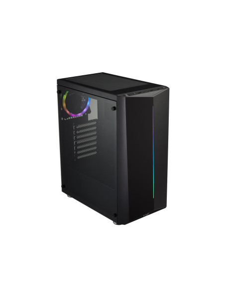 CARCASA FORTRON Middle Tower, ATX, "CMT151", fara sursa, plexiglas transparent, fan x 1, USB 2.0 x 2, USB 3.0 x 1, Jack 3.5 mm x