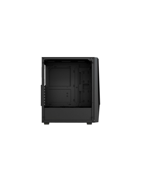CARCASA FORTRON Middle Tower, ATX, "CMT195A", fara sursa, USB 3.0 x 2, USB 2.0 x 1, RGB light bar, 120mm x 4 fan, HD-audio, negr
