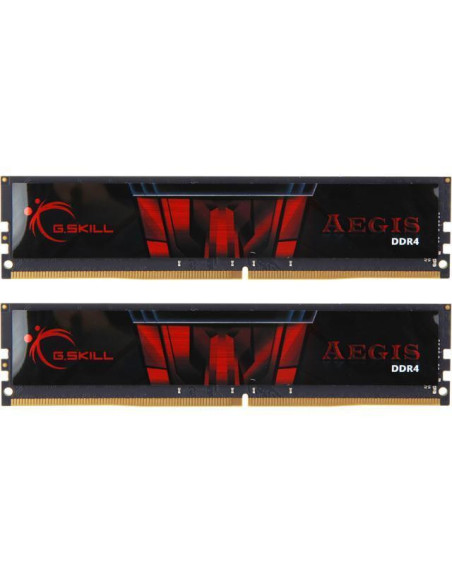 Memorie DDR G.Skill - gaming "Aegis" DDR4 32GB frecventa 2666 MHz, 16GB x 2 module, radiator, latenta CL19, "F4-2666C19D-32GIS"