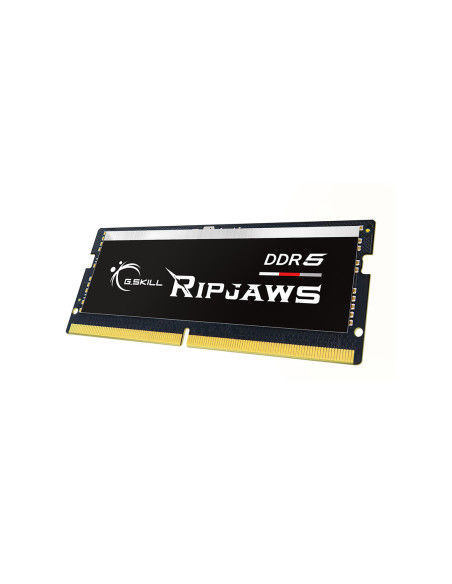 Memorie laptop G.Skill DDR5 - 64GB - 5600 - CL - 40 (2x 32 GB) dual kit, RAM (black, F5-5600S4040A32GX2-RS, Ripjaws, INTEL XMP)