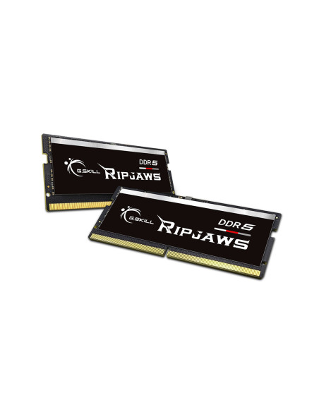 Memorie laptop G.Skill DDR5 - 64GB - 5600 - CL - 40 (2x 32 GB) dual kit, RAM (black, F5-5600S4040A32GX2-RS, Ripjaws, INTEL XMP)