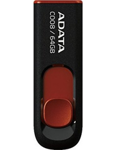 MEMORIE USB 2.0 ADATA 64 GB, retractabila, carcasa...