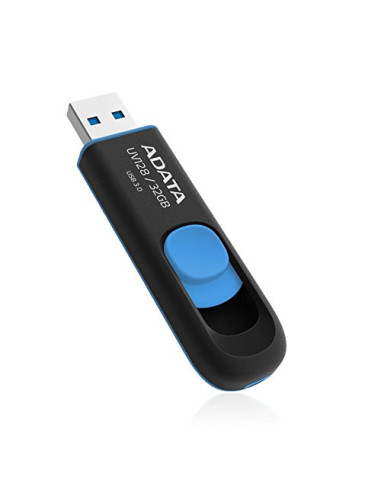 MEMORIE USB 3.0 ADATA, 32 GB,AUV128, negru /...