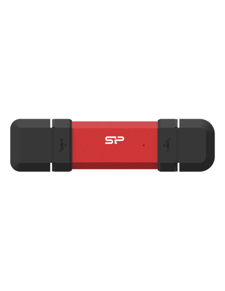 SSD Extern Silicon Power DS72, 1TB, USB-A / Type-C 3.2 (Negru/Rosu) "SP001TBUC3S72VPR"