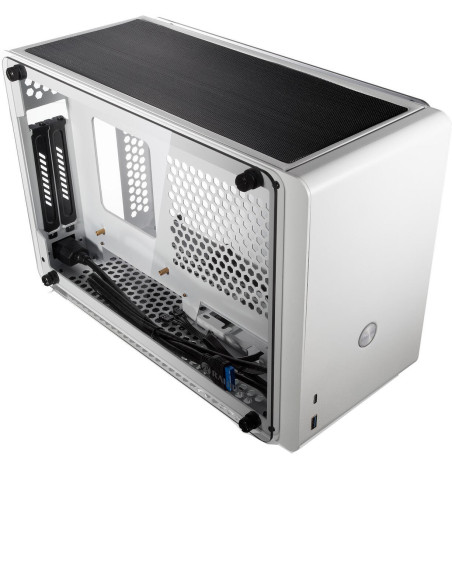 Carcasa Raijintek Ophion Mini-ITX Gehause, Tempered Glass - weiß "0R20B00152"