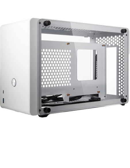 Carcasa Raijintek Ophion Mini-ITX Gehause, Tempered Glass - weiß "0R20B00152"