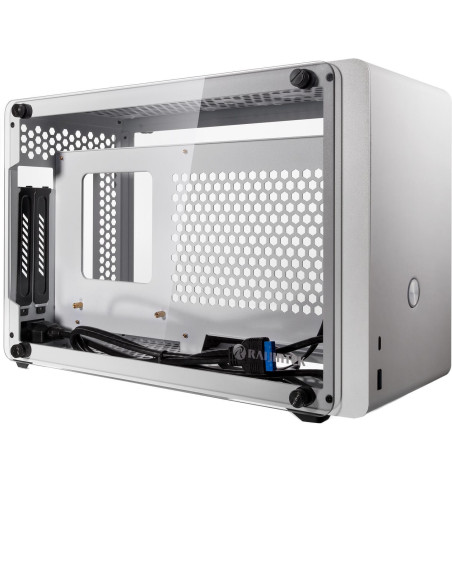 Carcasa Raijintek Ophion Mini-ITX Gehause, Tempered Glass - weiß "0R20B00152"