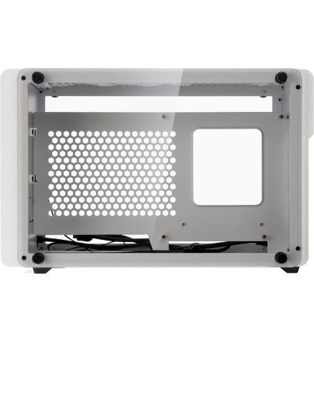 Carcasa Raijintek Ophion Mini-ITX Gehause, Tempered Glass - weiß "0R20B00152"