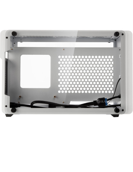 Carcasa Raijintek Ophion Mini-ITX Gehause, Tempered Glass - weiß "0R20B00152"