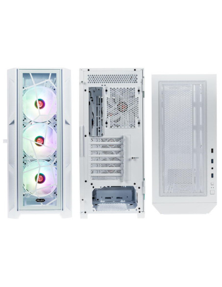 Carcasa RAIJINTEK PONOS ULTRA TG4, ATX, Alb "0R20B00227"