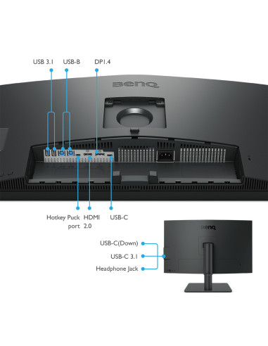 Monitor LED PD2705U 27" 3840x2160px 5ms Black...
