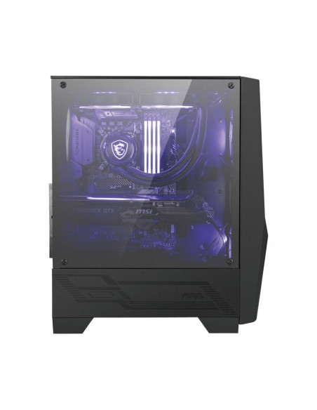 CARCASA MSI Middle Tower, ATX, "MAG FORGE 100M", fara sursa, sticla securizata, fan x 3, USB 3.2 gen 1 x 2, Jack 3.5 mm x 2, mes