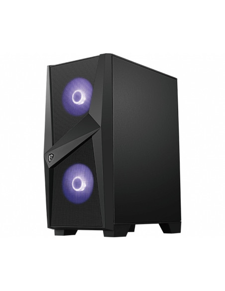 CARCASA MSI Middle Tower, ATX, "MAG FORGE 100M", fara sursa, sticla securizata, fan x 3, USB 3.2 gen 1 x 2, Jack 3.5 mm x 2, mes