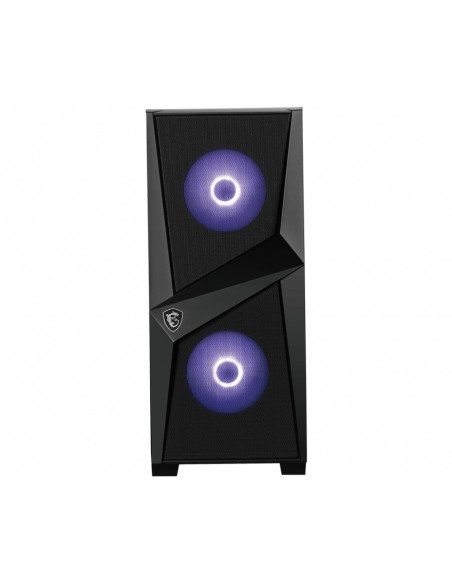 CARCASA MSI Middle Tower, ATX, "MAG FORGE 100M", fara sursa, sticla securizata, fan x 3, USB 3.2 gen 1 x 2, Jack 3.5 mm x 2, mes