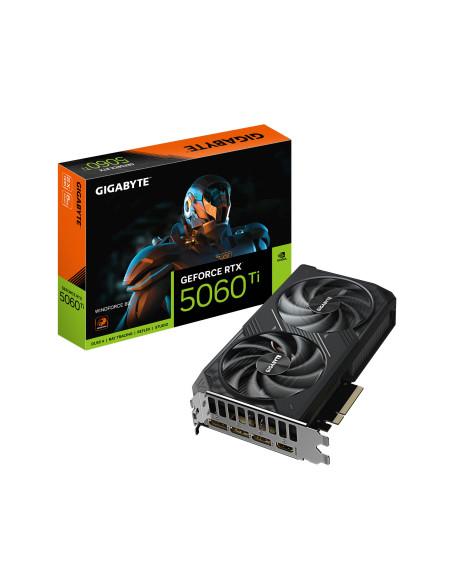VGA GIGABYTE RTX 5060 TI WINDFORCE 8GB "GV-N506TWF2-8GD"