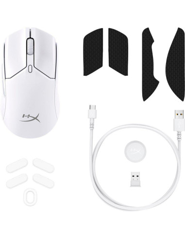 Mouse HP HyperX Pulsefire Haste Core 2 WS, alb