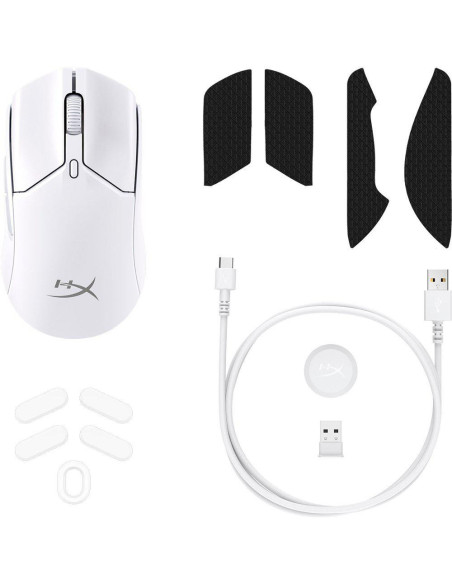 Mouse HP HyperX Pulsefire Haste Core 2 WS, alb