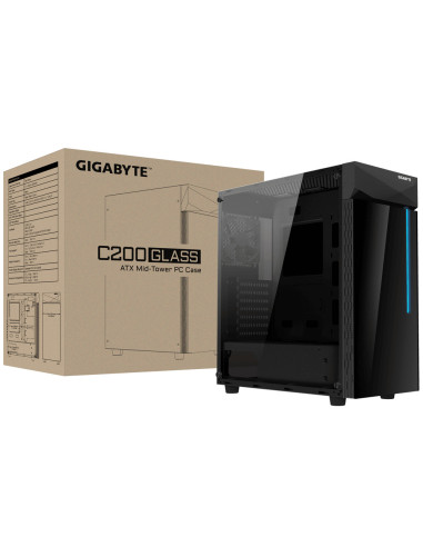 CARCASA GIGABYTE Middle Tower, ATX, "C200...