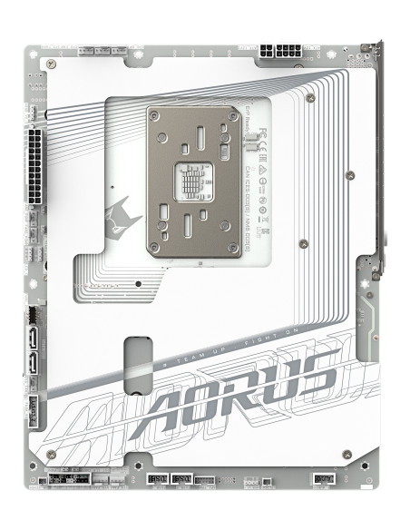 Placa de baza GIGABYTE X870 AORUS STEALTH ICE, AM5, DDR5, BT, Wi-Fi, ATX, Alb "X870 A STEALTH ICE"