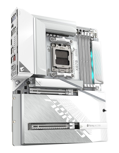 Placa de baza GIGABYTE X870 AORUS STEALTH ICE,...