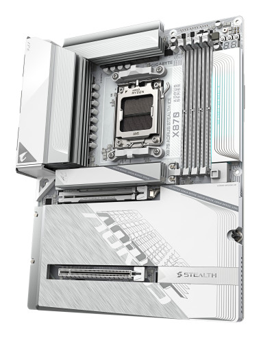 Placa de baza GIGABYTE X870 AORUS STEALTH ICE,...