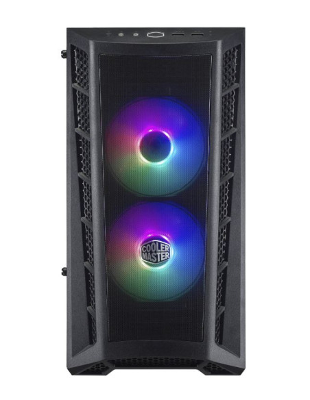 CARCASE Cooler Master MasterBox MB311L ARGB with Hub, MATX,Mesh front bezel,U3x2,TG side panel,ARGB fanx2,w/ ARGB controller, "M
