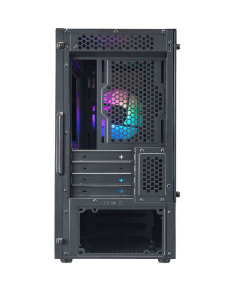 CARCASE Cooler Master MasterBox MB320L ARGB with Hub, MATX,Transparent front bezel,U3x2,TG side panel,ARGB fanx2,w/ARGB Hub, "MC